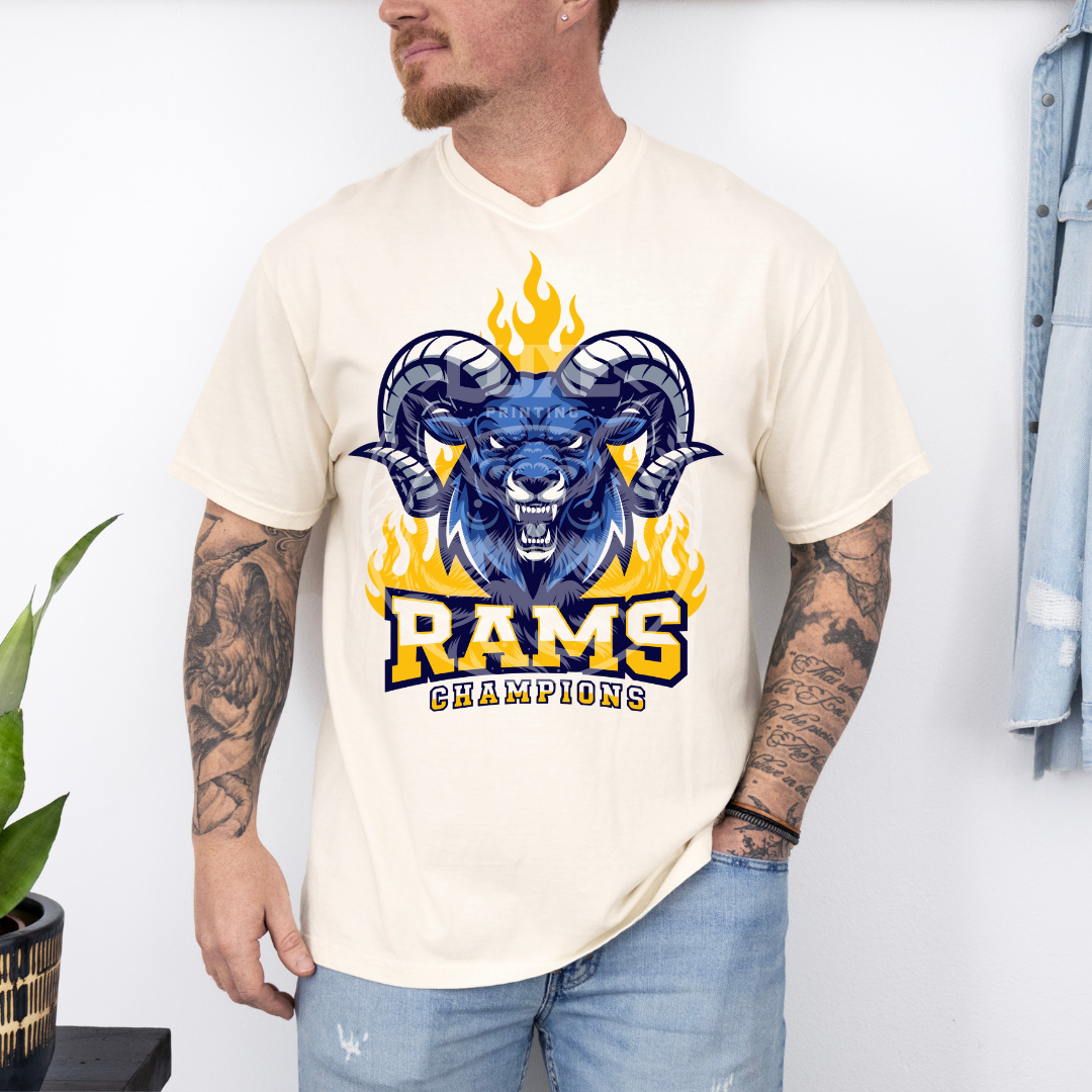 Rams 6 DTF Transfer