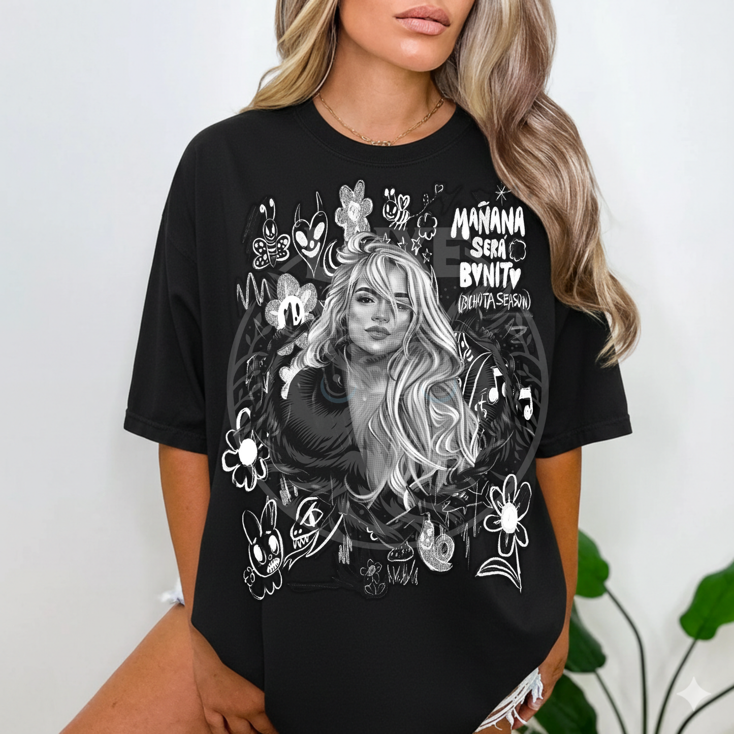 Halftone Bichota DTF Transfer