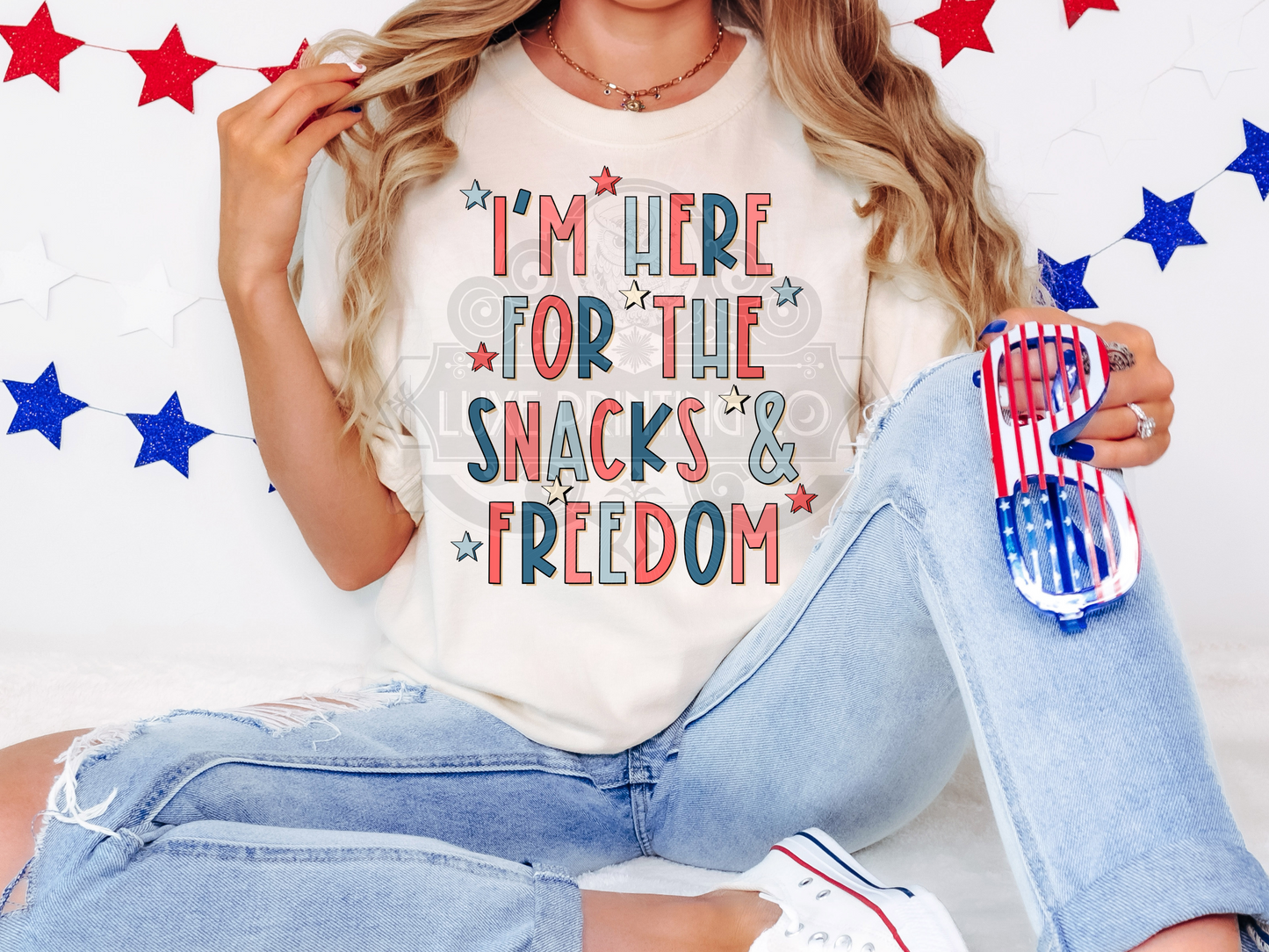 Snacks & Freedom DTF Transfer