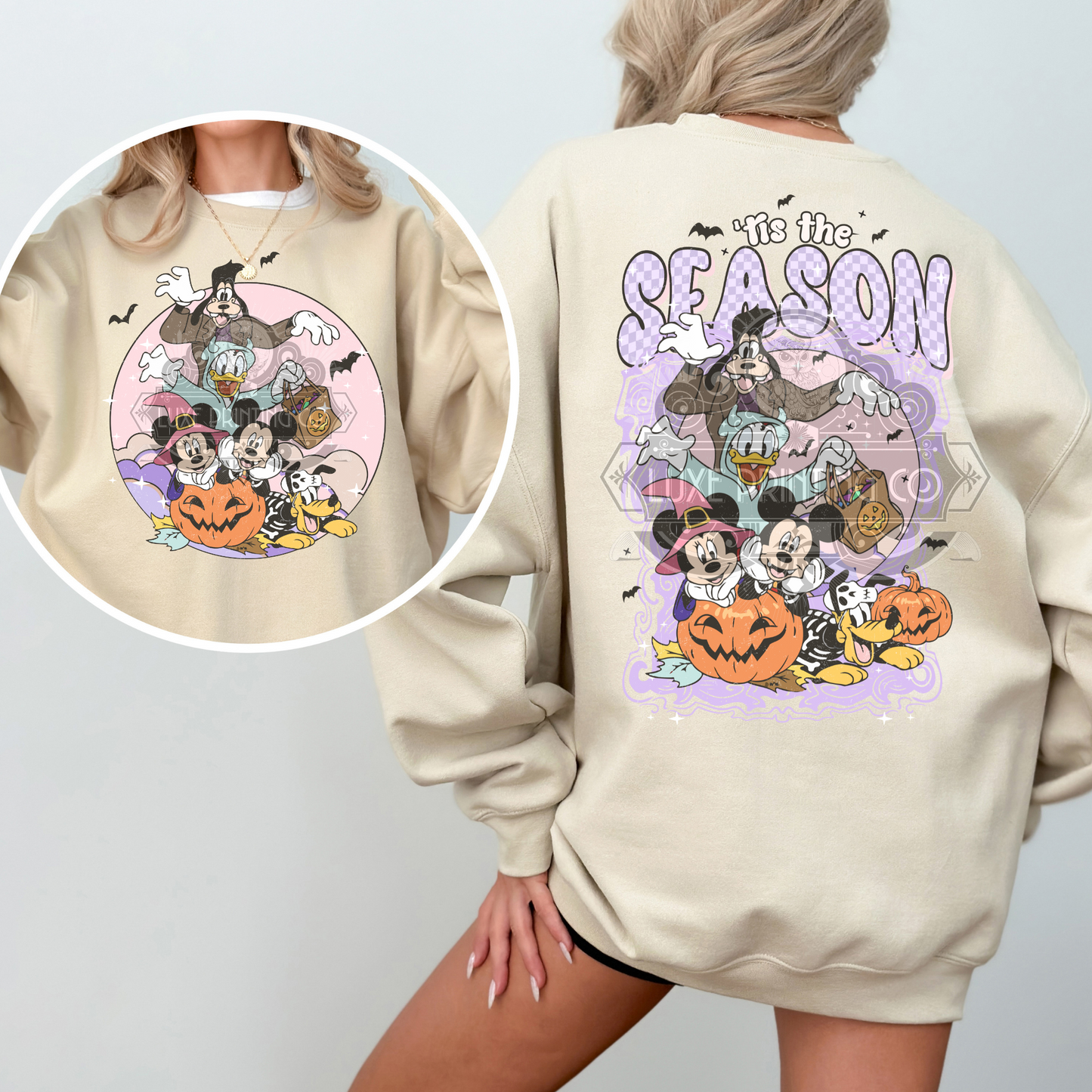 'Tis The Season ( Front & Back ) DTF Transfer