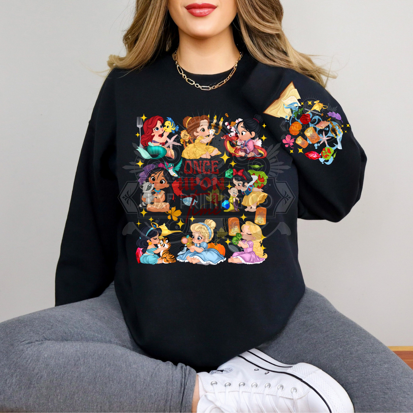 Once Upon A Time W/ Sleeve DTF Transfer