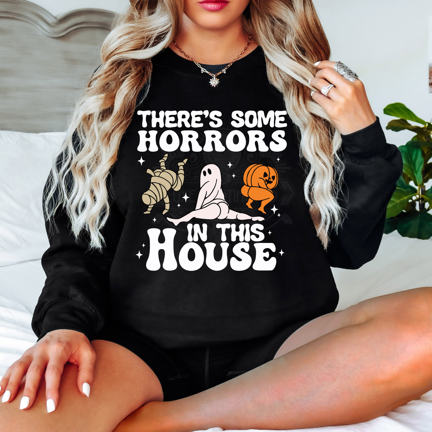 Horrors In This House DTF Transfer (White Letters)