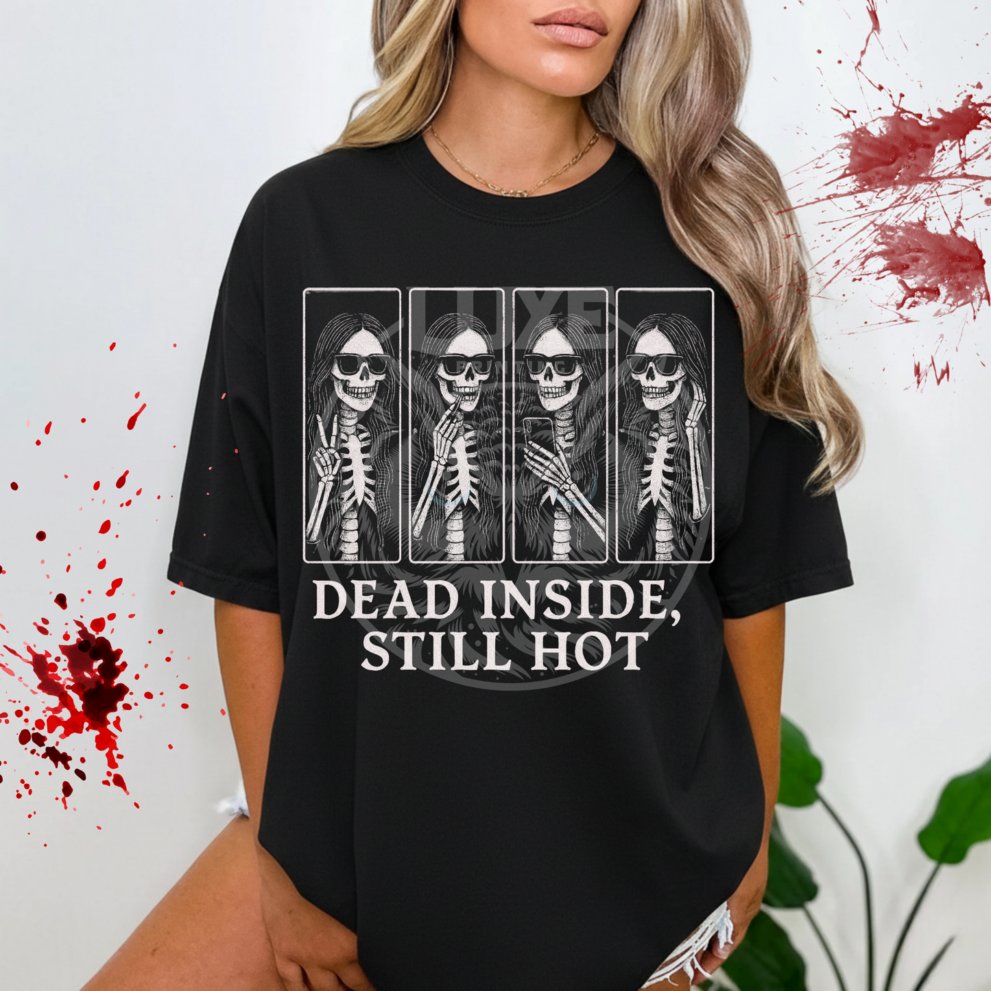 Dead Inside, Still Hot DTF Transfer