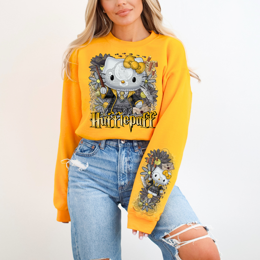 HK Hufflepuff W/ Sleeve DTF Transfer