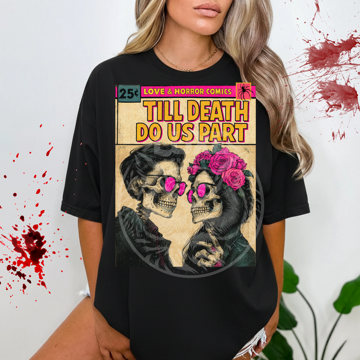 Love & Horror Comics DTF Transfer