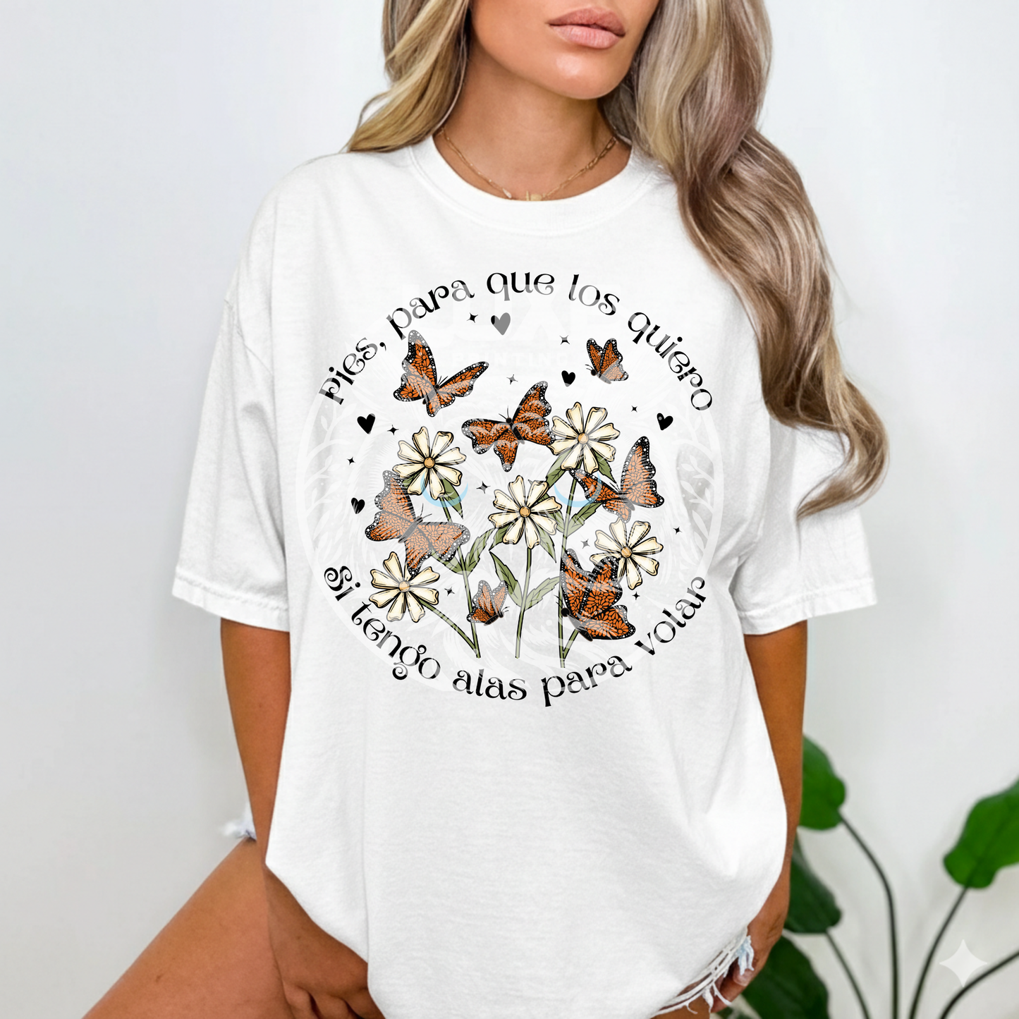 Pies Para Que Los Quiero ( Black Letters) DTF Transfer