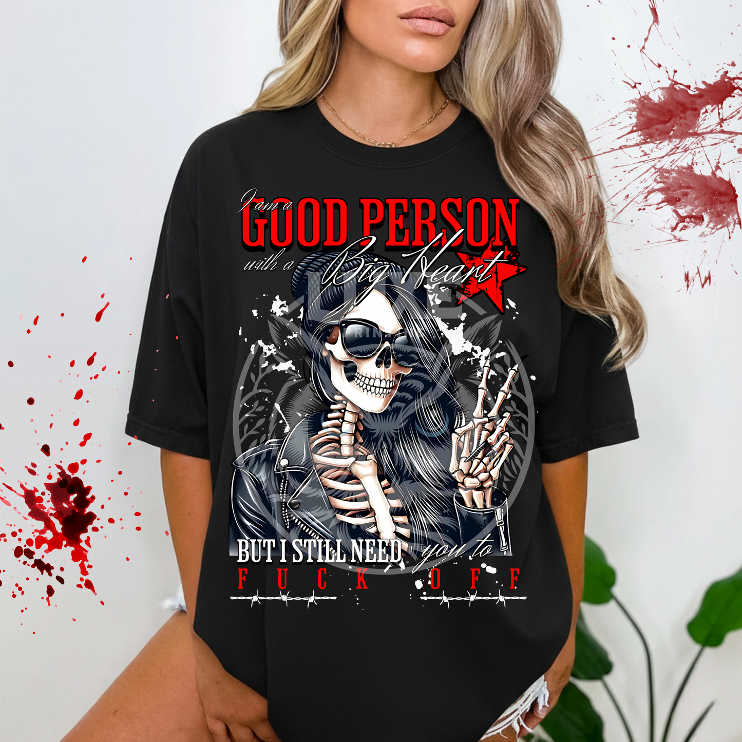 I Am A Good Person DTF Transfer