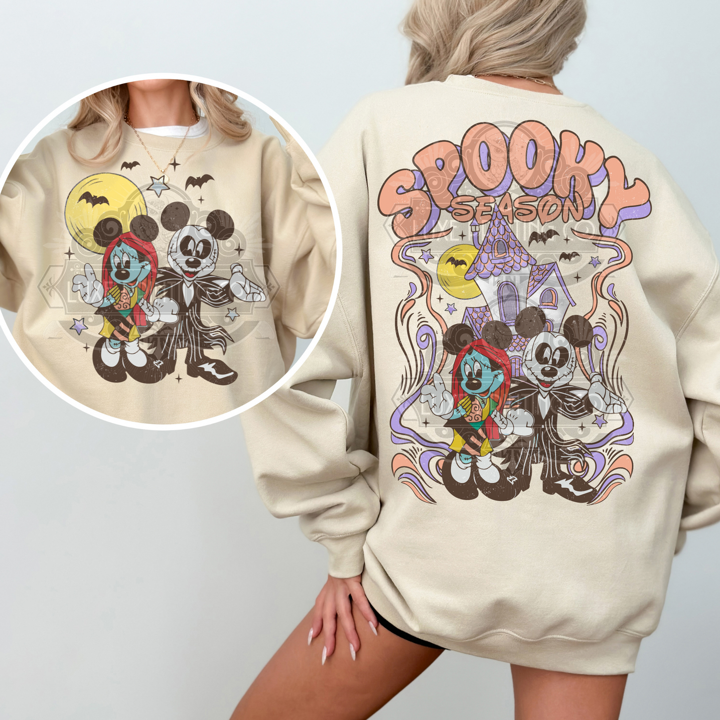 Spooky ( Front & Back ) DTF Transfer