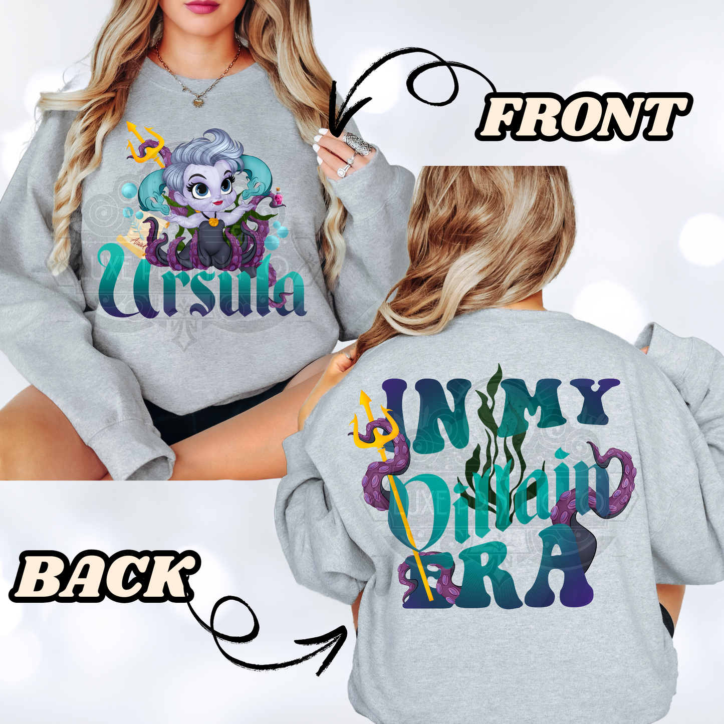 Ursula Front & Back DTF Transfer