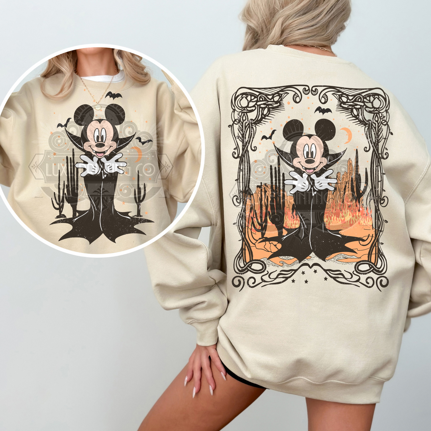 El Vampiro ( Front & Back ) DTF Transfer