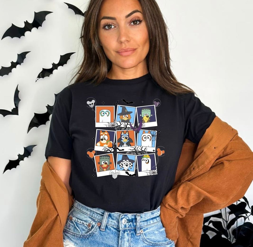 Polaroid Halloween Ballons DTF Transfer