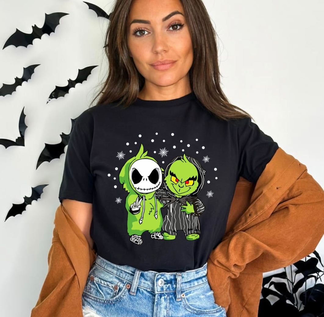 Jack And Grinch DTF Transfer