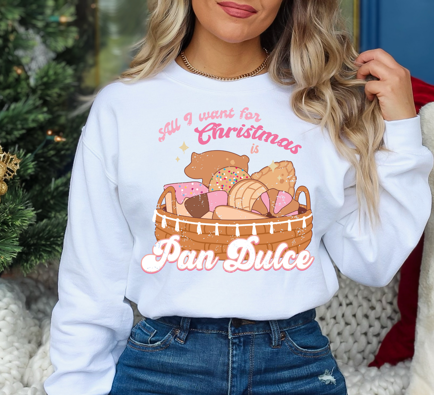 All I Want For Christmas Is Pan Dulce DTF Transfer