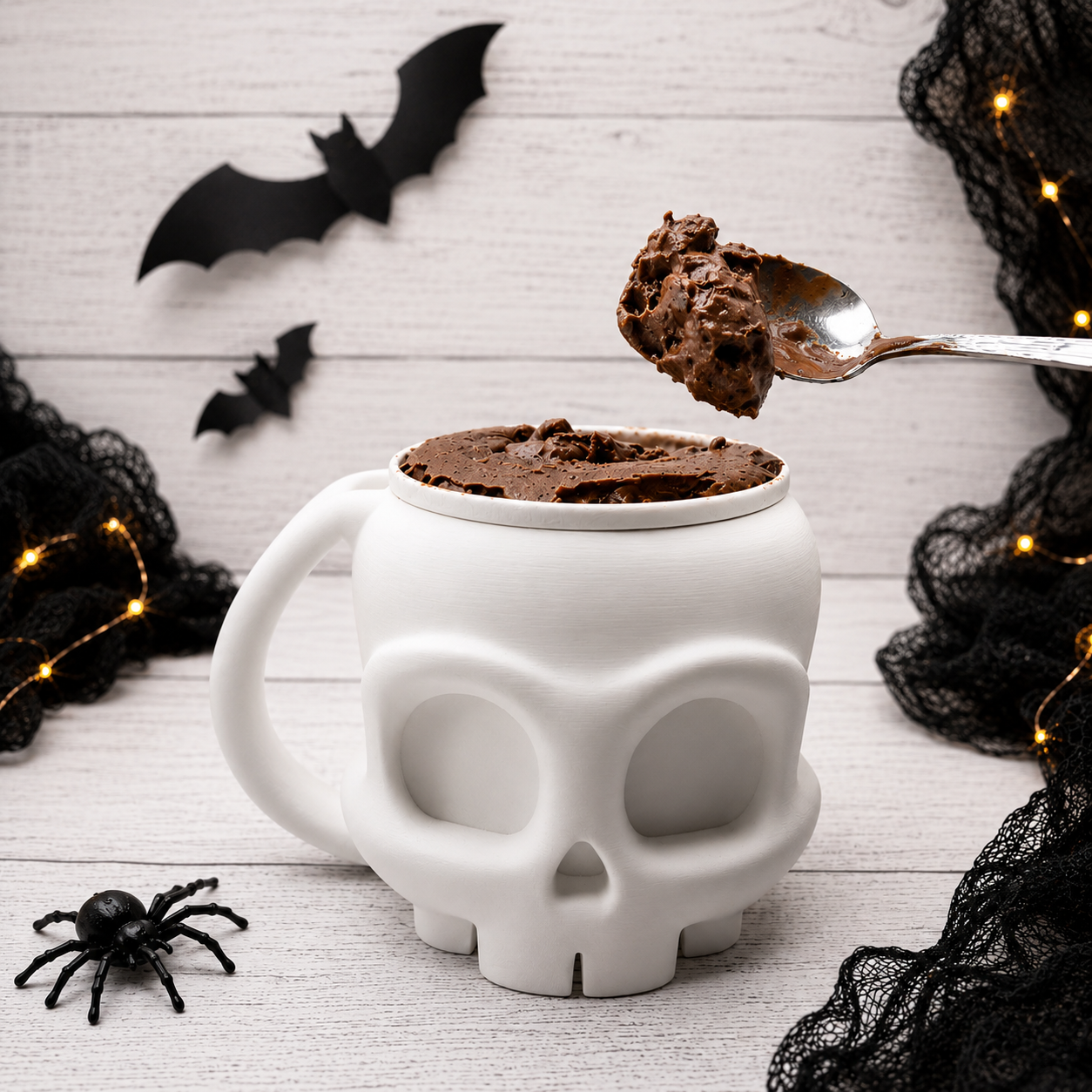 Skelton Ice Cream Pint Holder | Halloween Ice Cream Cozy | Pint Mug | 3D Printed Gift (Copy)