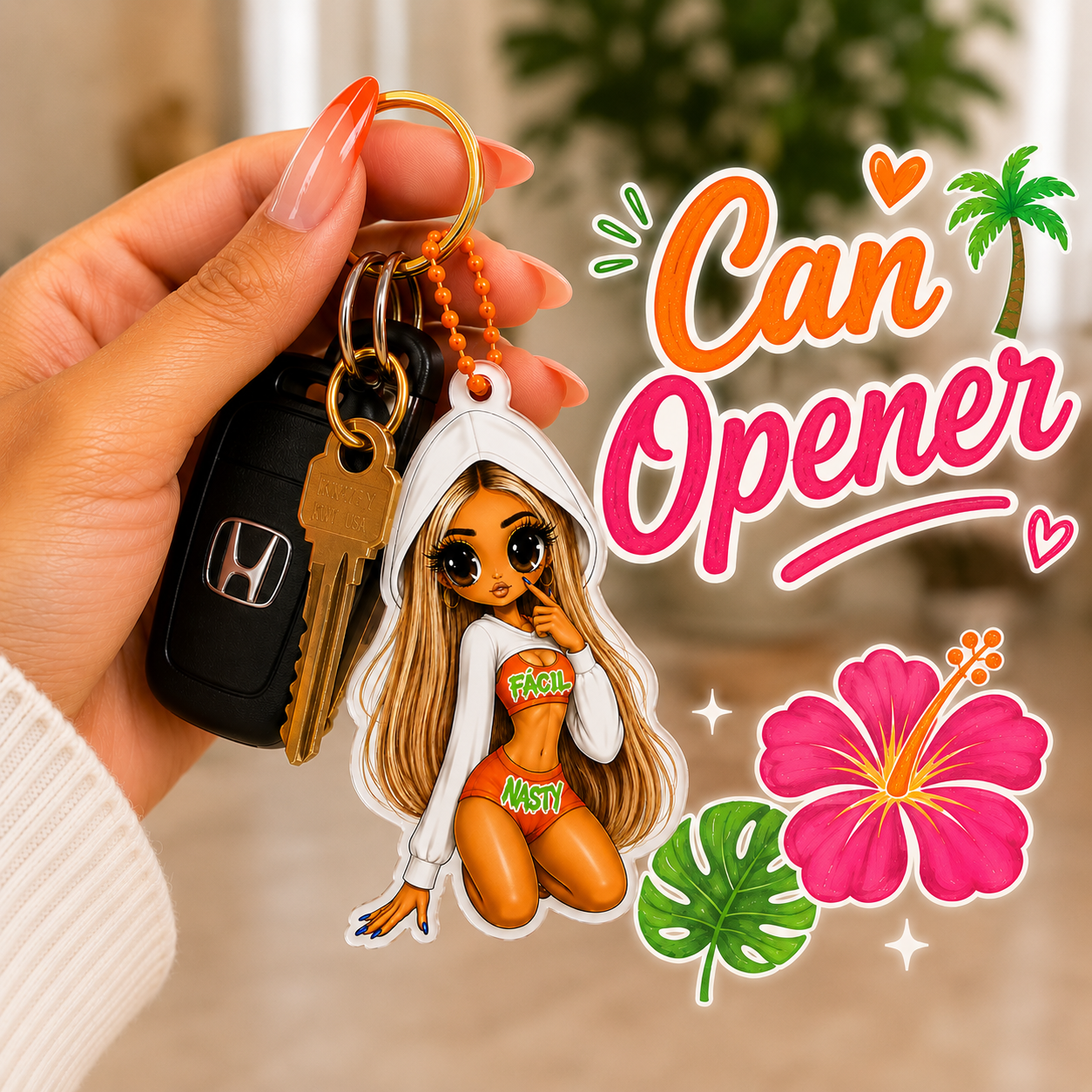 3D Matadora DOLL Soda Can Opener