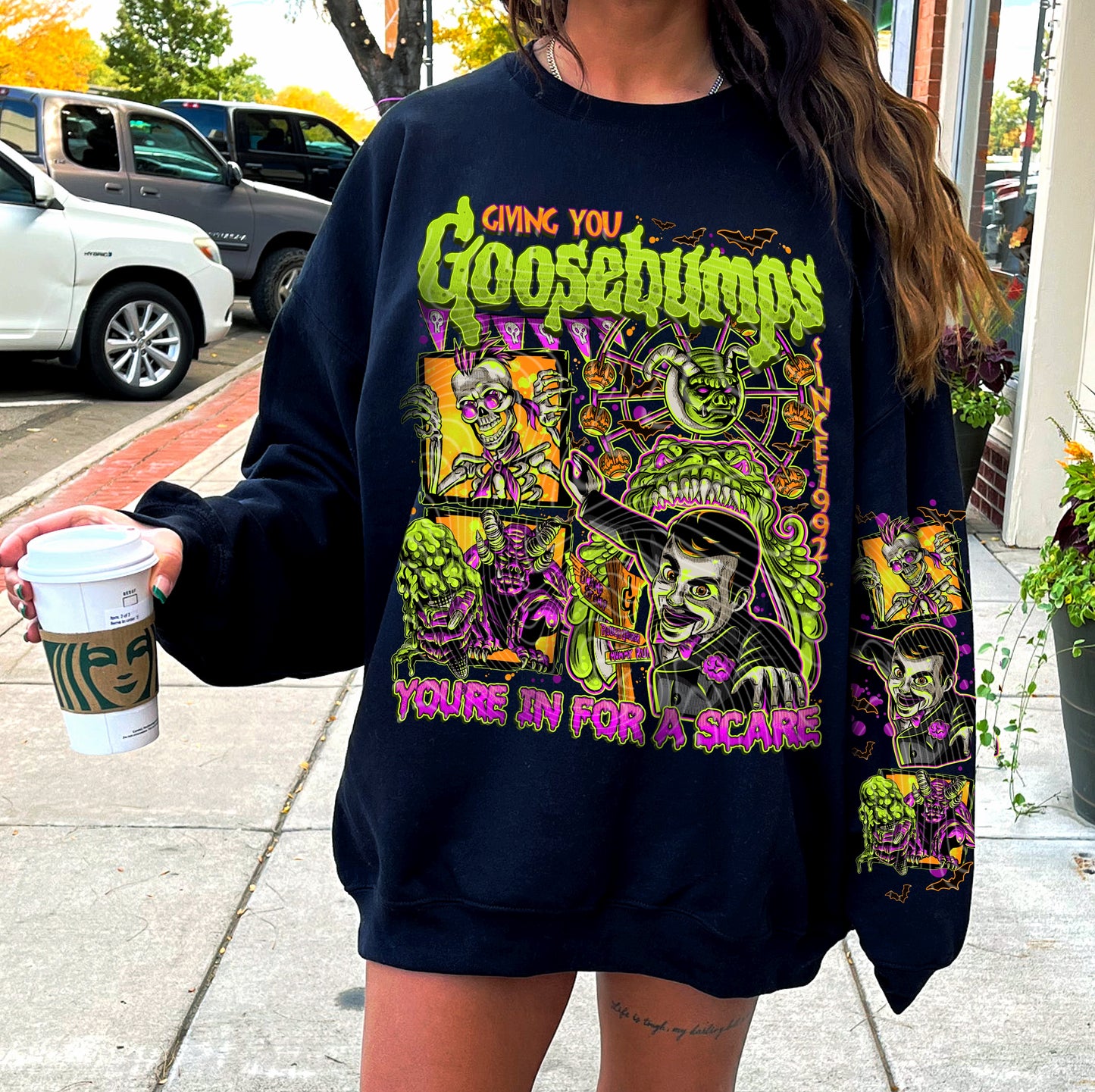 Goose Bumps W/ Sleeve DTF Transfer
