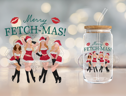 Fetch-Mas - 4 Inch UV DTF DECAL