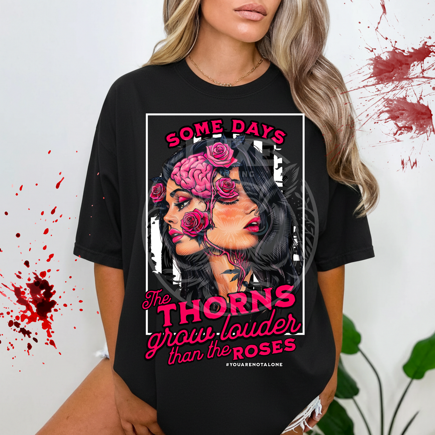 Louder Than The Roses   DTF Transfer