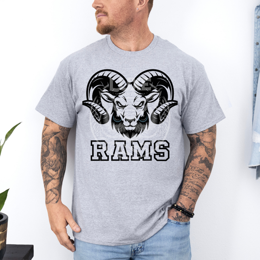 Rams 3  DTF Transfer