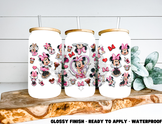 Minnie  - 16 oz Glass Wrap