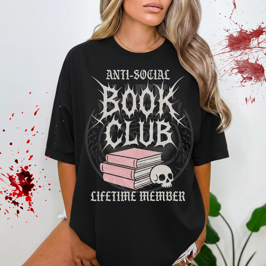 Anti - Social Book Club DTF Transfer