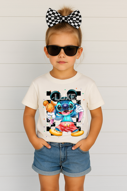 Mickey Stitch DTF Transfer