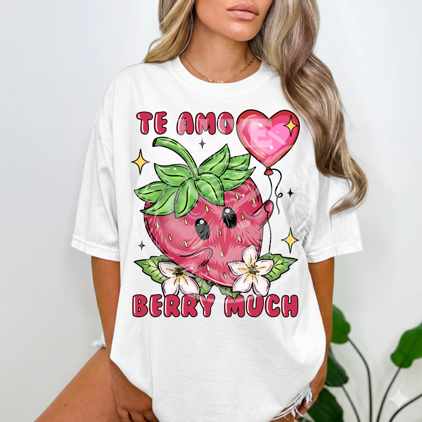 Te Amo Berry Much DTF Transfer