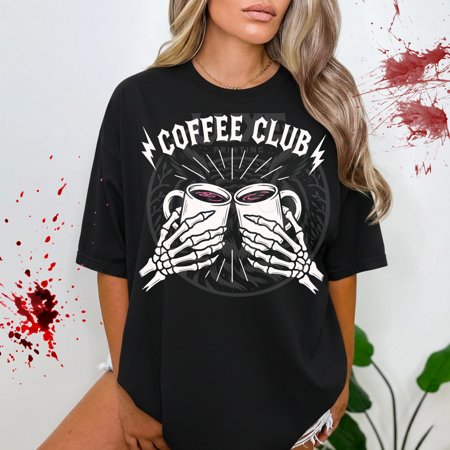 Coffee Club  DTF Transfer