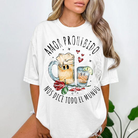 Amor Prohibido DTF Transfer