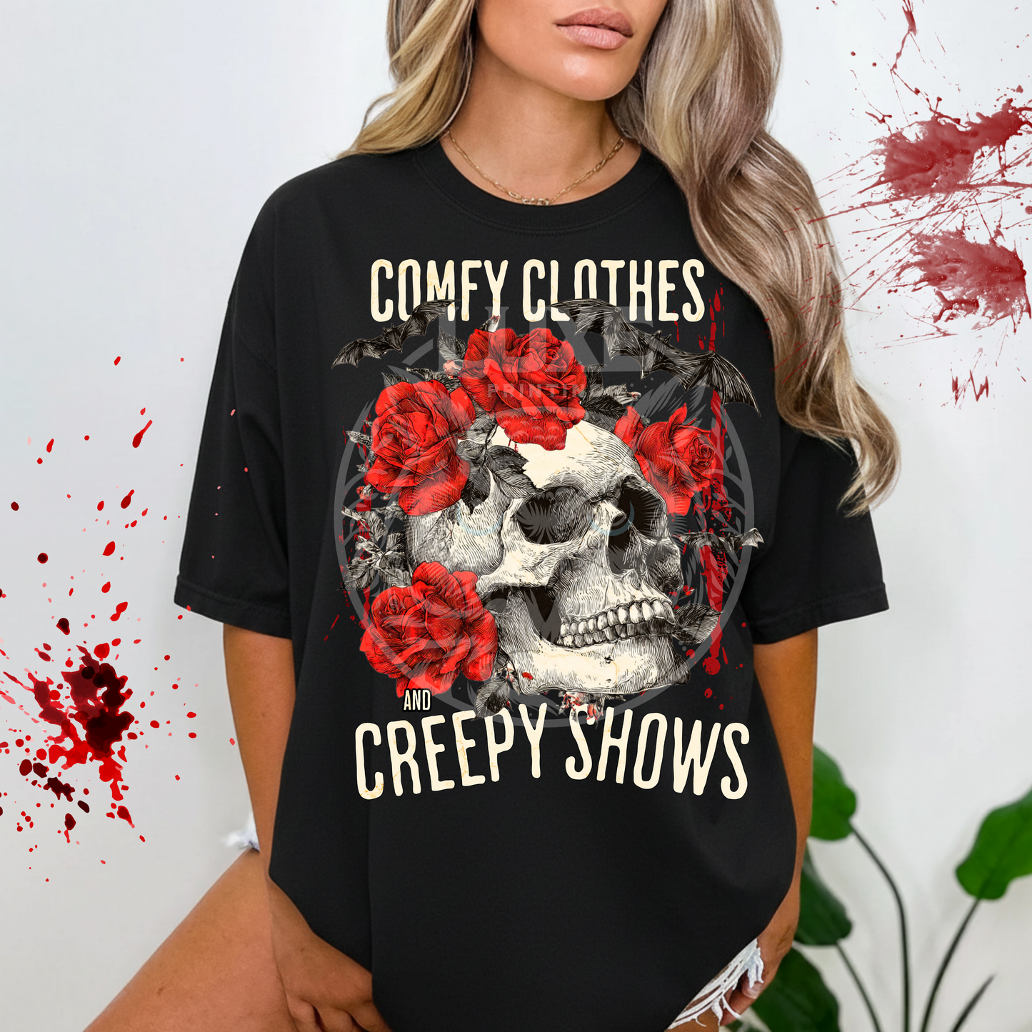 Comfy Clothes & Creepy Shows DTF Transfer