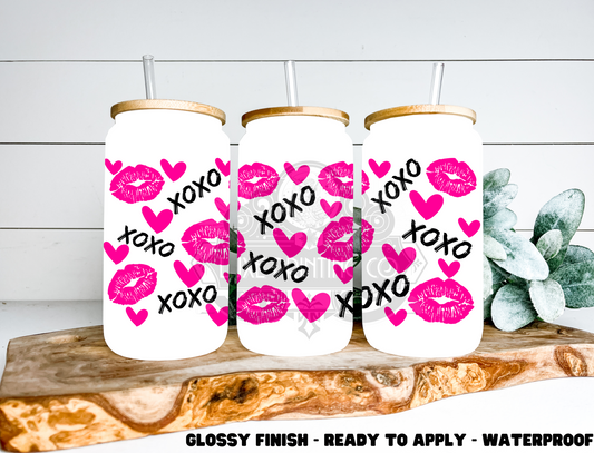 XOXO - 16 oz Glass Wrap