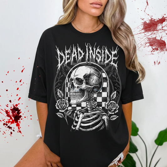 Skellington Dead Inside  DTF Transfer