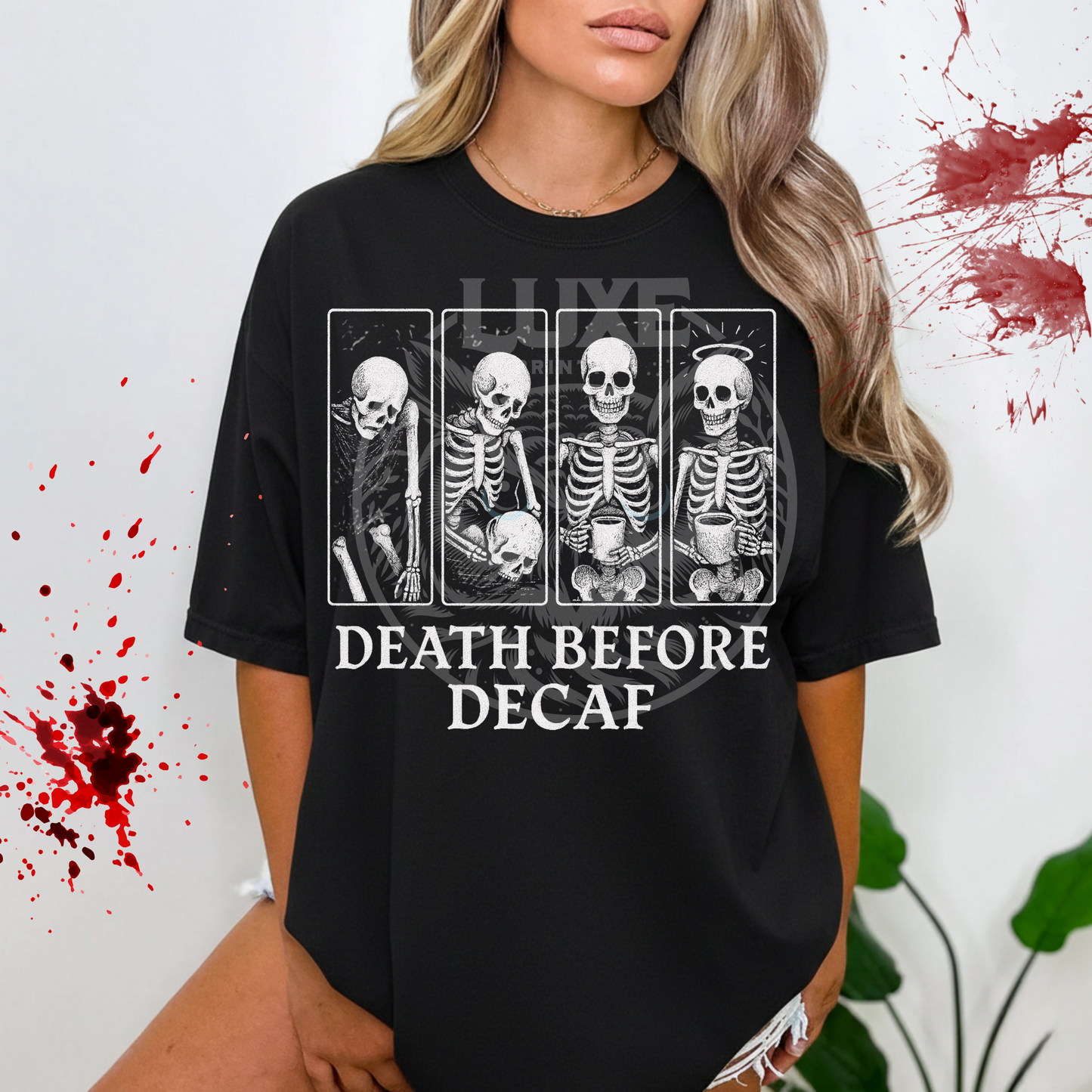 Death B4 Decaf DTF Transfer