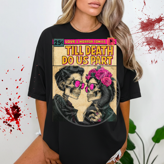 Love & Horror Comics   DTF Transfer