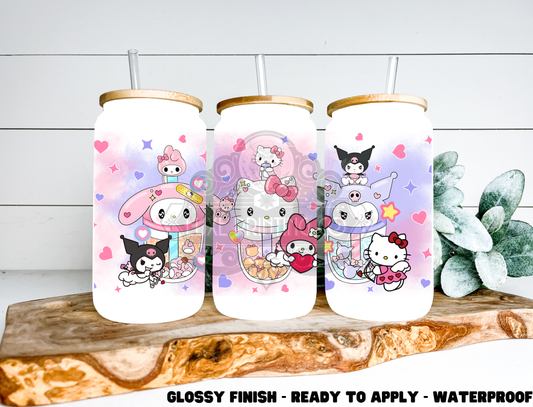 Japan Kawaii - 16 oz Glass Wrap