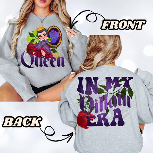 Evil Queen Front & Back DTF Transfer