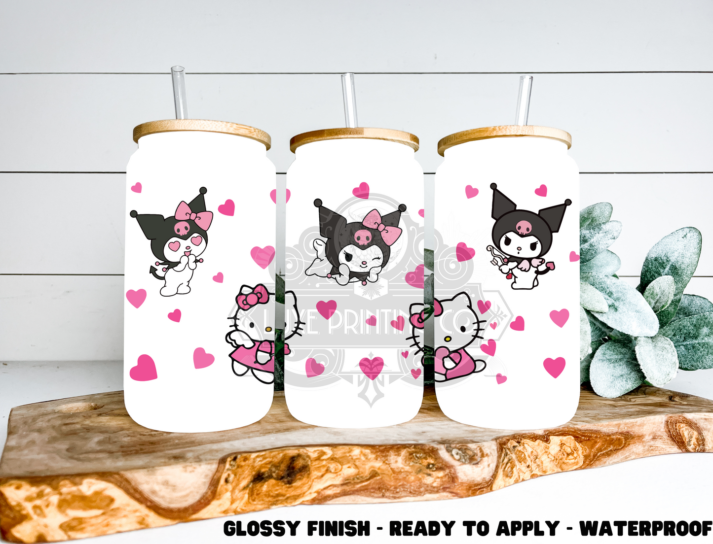 K-Romi & Hello Kitty - 16 oz Glass Wrap