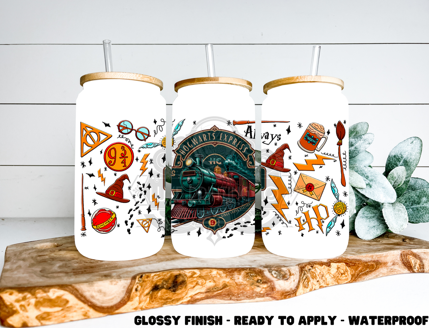 Hogwarts  Express - 16 oz Glass Wrap