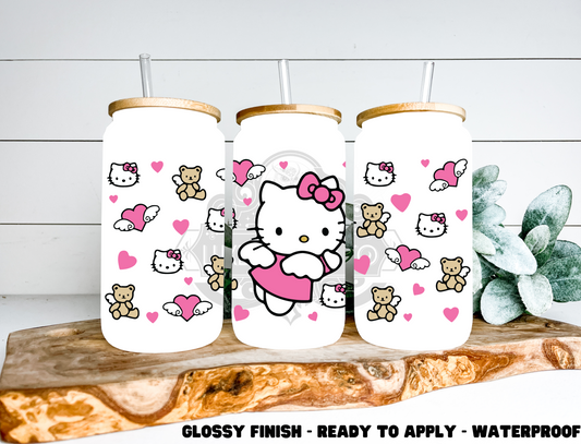 Kitty & Friends - 16 oz Glass Wrap