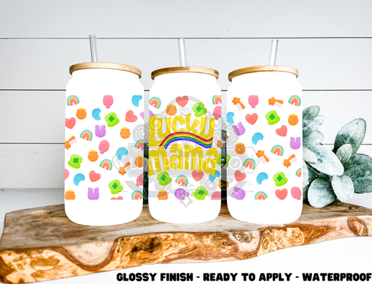 Lucky Mama- 16 oz Glass Wrap