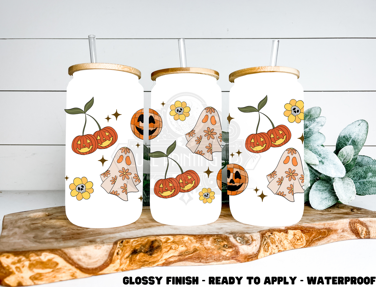 Espooky Pero Cute - 16 oz Glass Wrap