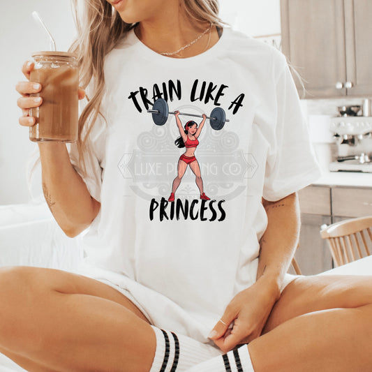 Train Like A Princess DTF Transfer