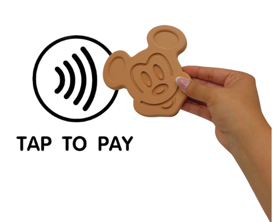 Waffle Tap to Pay Holder | Theme Park Inspired Card Wallet | Cute Phone Card Holder Gift