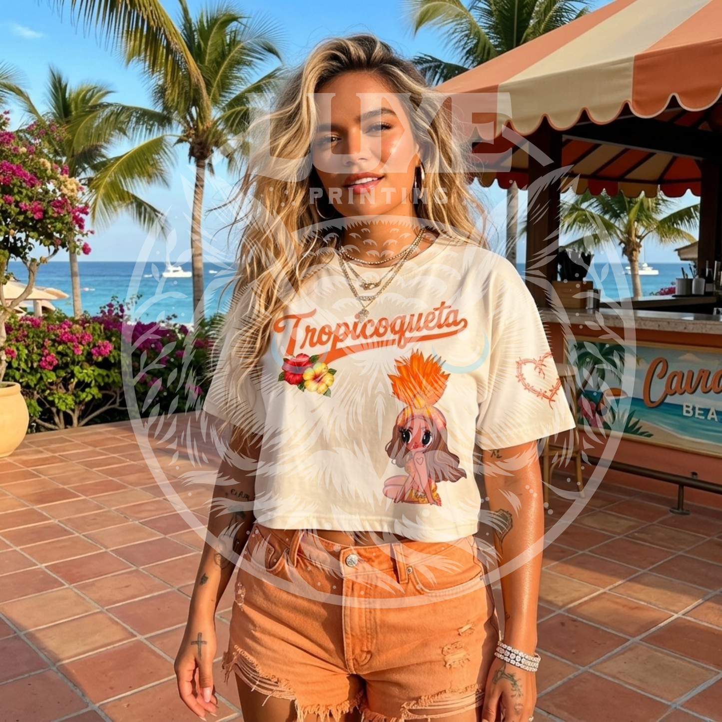 Tropicoqueta Top
