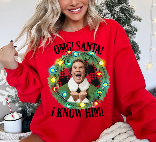 OMG Santa DTF Transfer