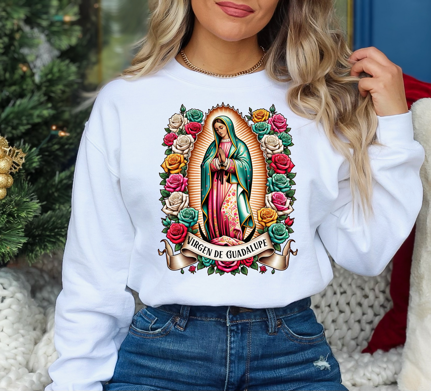 Virgen De  Guadalupe DTF Transfer SPANISH