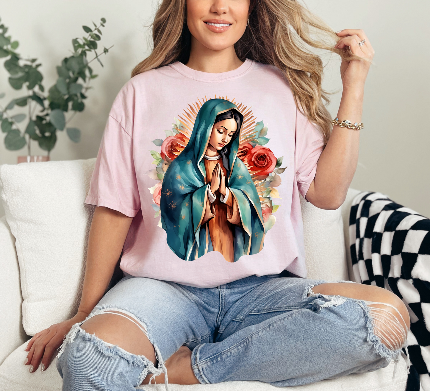 Virgen De Guadalupe S1  DTF Transfer