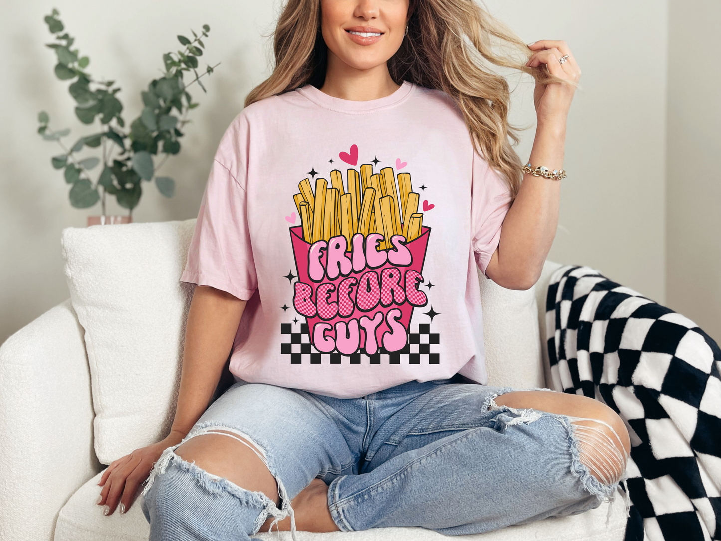 Fries Before Guys DTF Transfer