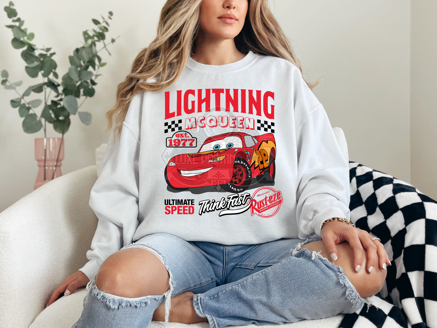 Lightning Mcqueen DTF Transfer