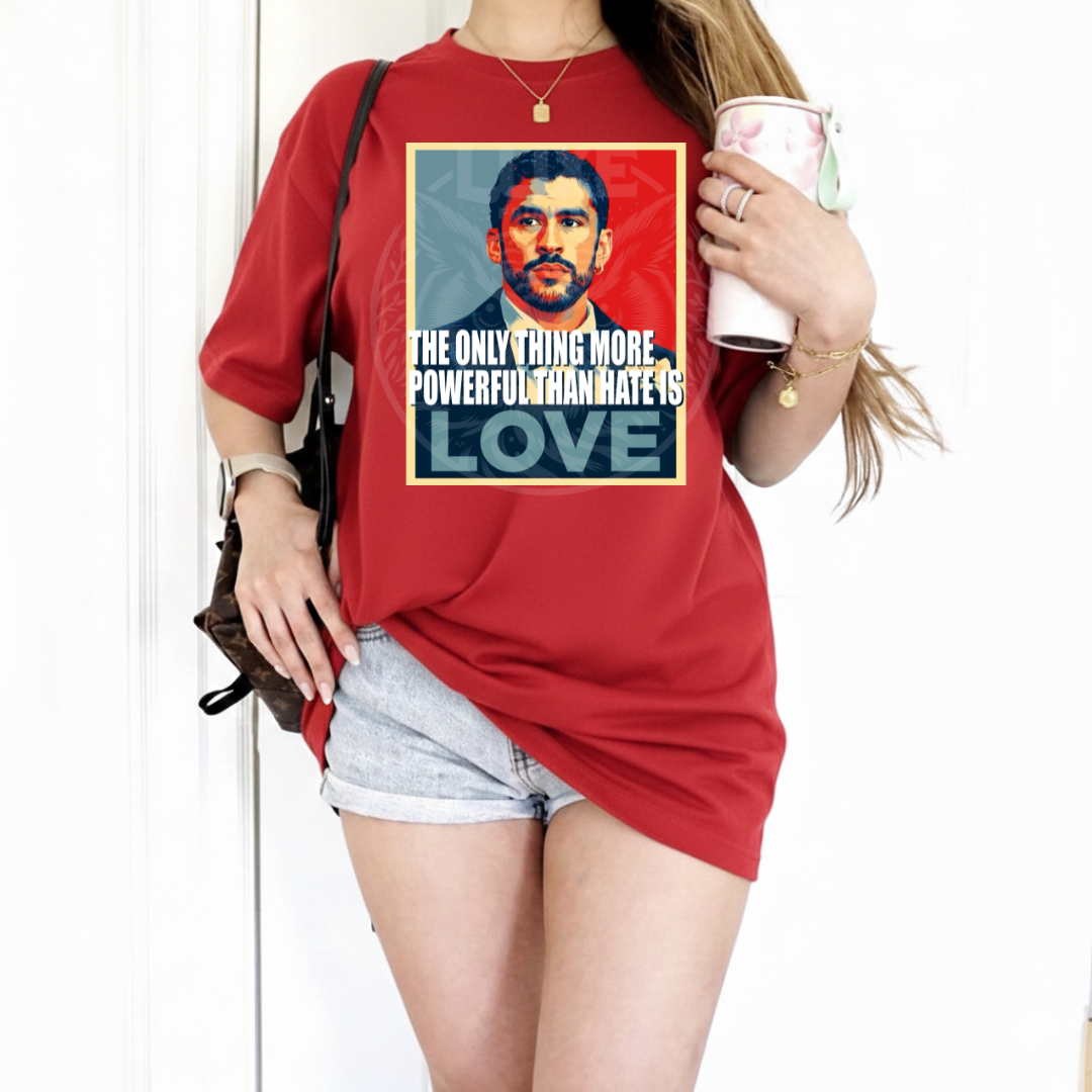 More Love Less Hate Tshirt